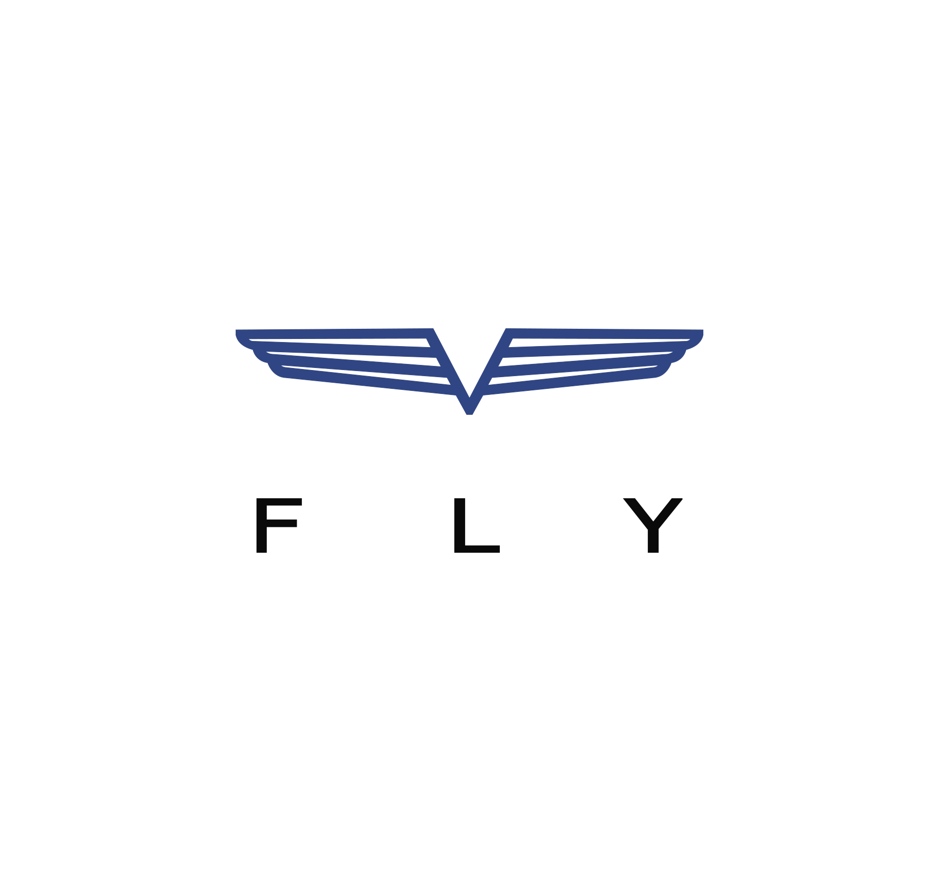 Logo für V FLY oy entworfen von Veera Tamminen